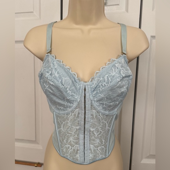 Primark Light Blue Lace Bustier - Picture 2 of 8
